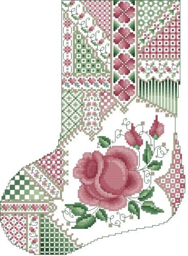 (image for) Crazy Rose Christmas Stocking